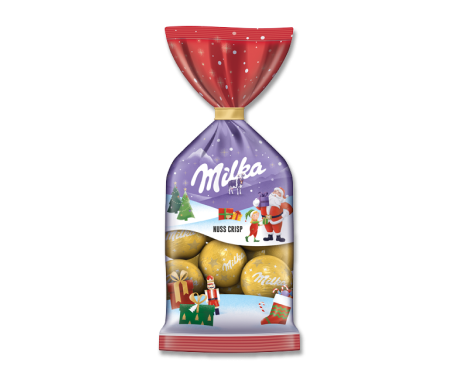 Milka Weihnachts-Kugeln Nuss-Crisp 100g