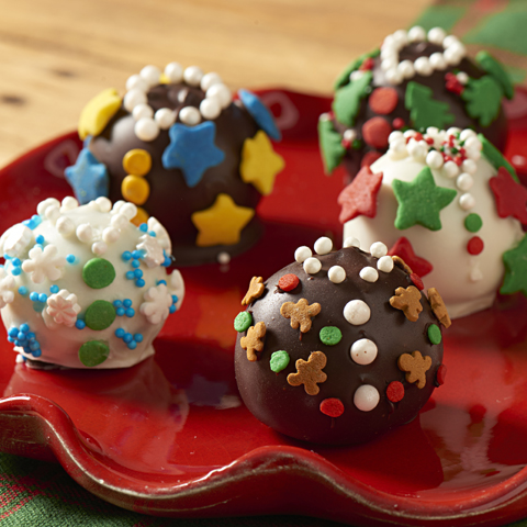 Boules de biscuits OREO « chandails laids de Noël » 