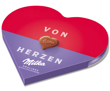 Milka Von Herzen Impulsherz 44g