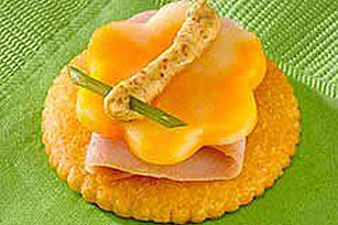 Ham and Cheese RITZ Butterfly