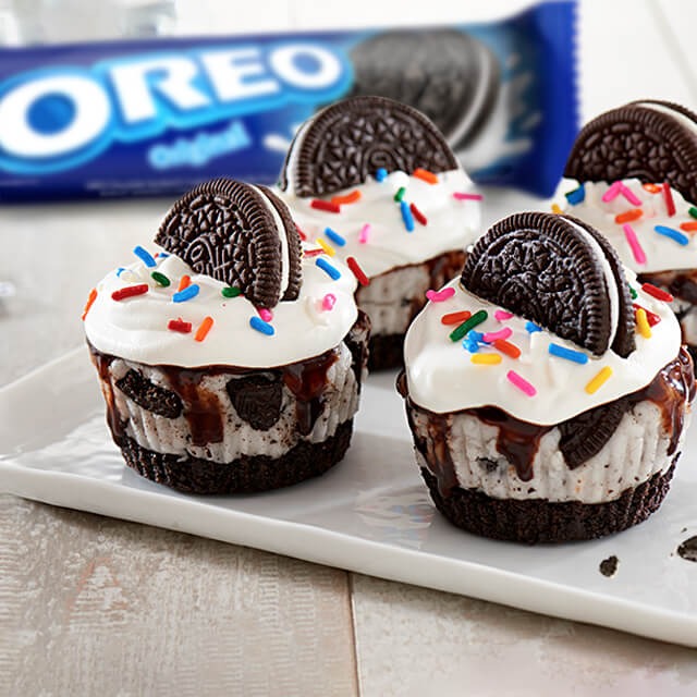 OREO ICE CREAM CUPCAKES