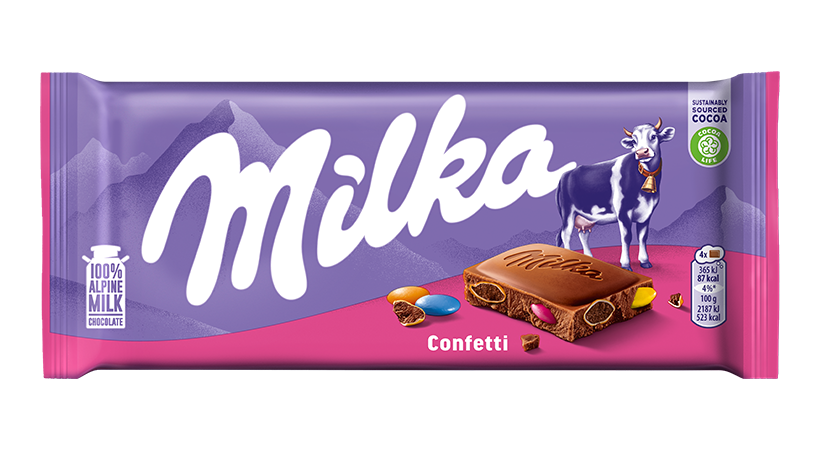 Milka Confetti 100g