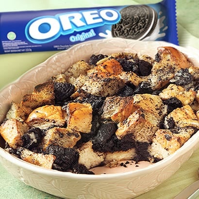 OREO COOKIE BREAD PUDDING