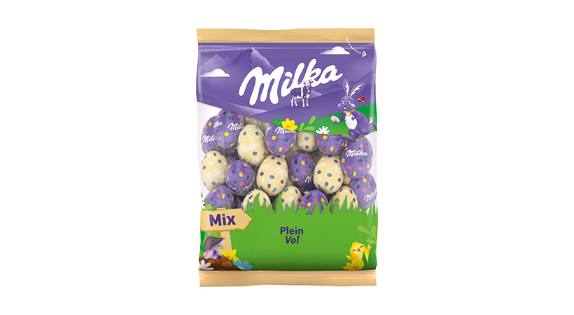 Milka etits Oeufs De Pāques Mix Plein  350g