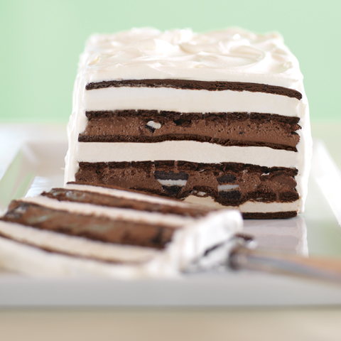 OREO & Fudge Ice Cream "Cake"