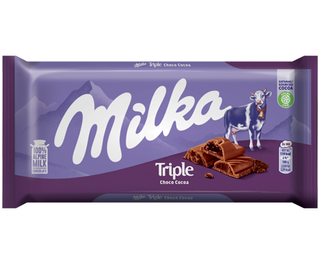 Milka Triple Chocolate 90G