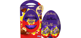 Cadbury Special Gesture Large chocolate Easter Egg with two Creme Eggs, 255g
