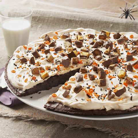 Pizza-brownies préférée des chauves-souris CADBURY