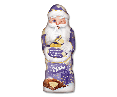 Milka Weihnachtsmann Kuhflecken 100g