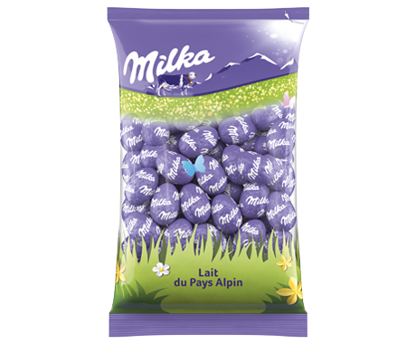 Milka Petits Oeufs Lait Alpin 500G