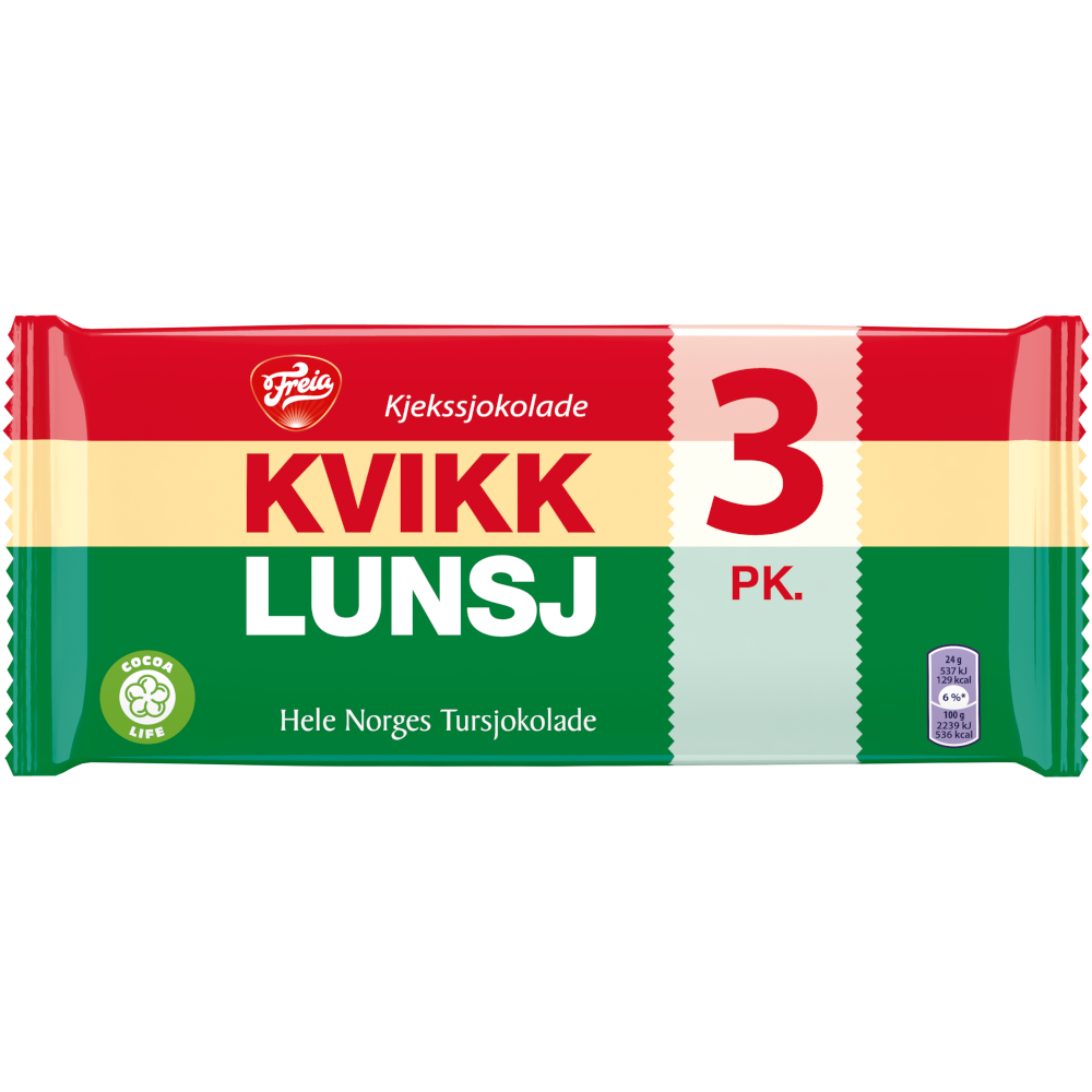 Kvikk Lunsj 3PK 141g