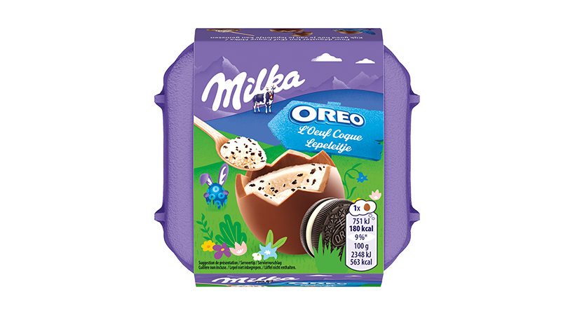 Milka Oeufs Coque Lait 136g Oreo 128g