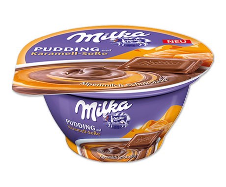 Pudding auf Karamell-Soße 150g