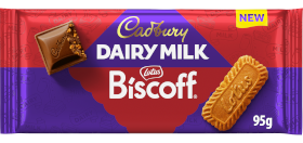 Cadbury Dairy Milk Biscoff 95g Chocolate Bar