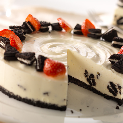 Gâteau au Philadelphia et aux biscuits OREO