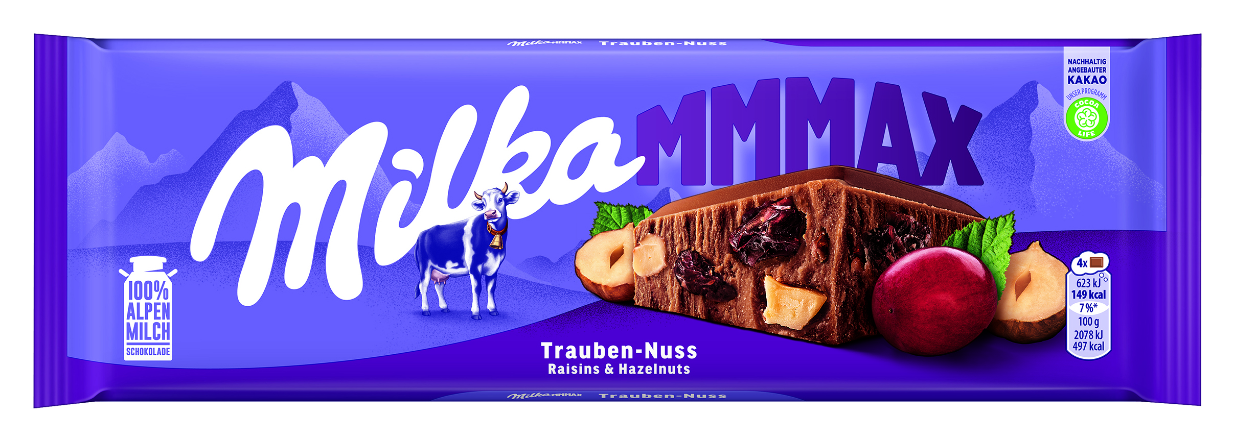 Milka Mmmax Trauben-Nuss 270g