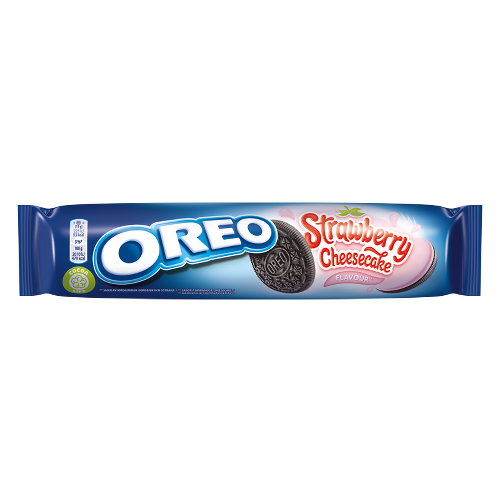 OREO Μπισκότα Γεμιστά Cheesecake Φράουλα 154G