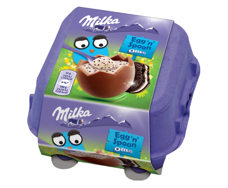 Milka Egg 'N' Spoon Oreo 4 X 32G