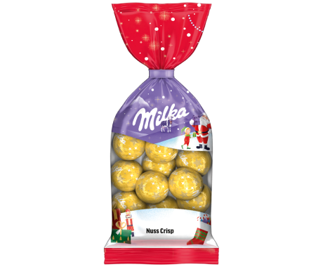 Milka Weihnachts-Kugeln Nuss-Crisp 100g