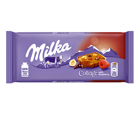 Milka Collage Raspberry 93G