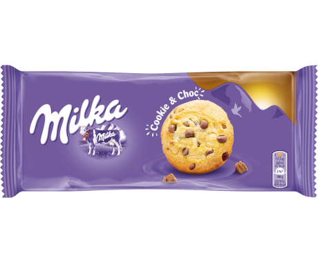 Milka Cookie & Choc 135G/ Milka Fursecuri Cu Ciocolată 135G