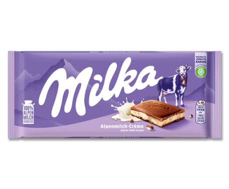 Milka Alpenmilchcrème 100g