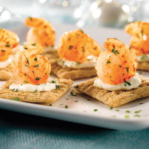 Snackworks | Garlic-Shrimp Toppers