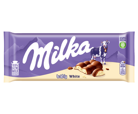 Milka Bubbly Fehércsokoládé 95g