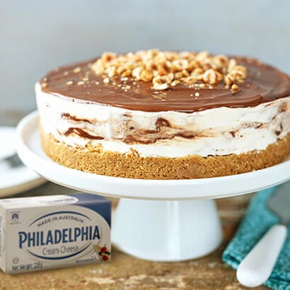 HAZELNUT CHOCOLATE CHEESECAKE