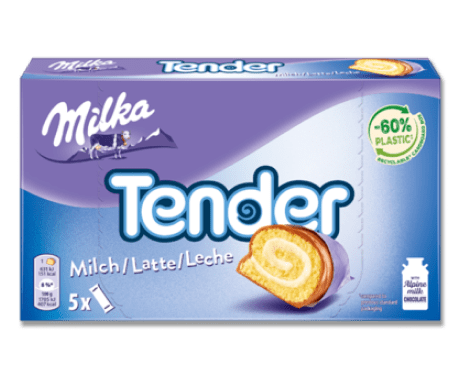 Milka Tender Milch 5er 185g