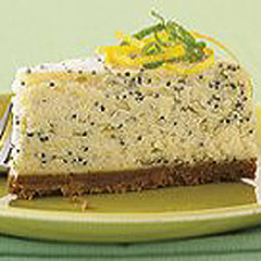 Gâteau au fromage P'TITE ABEILLE aux agrumes et graines de pavot