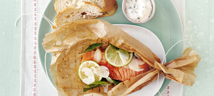Miracel Whip - Rezept - Gegrilltes Lachspäckchen mit Miracel Whip Dip