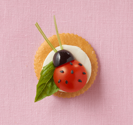 Caprese Ladybugs