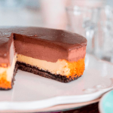 Cheescake Oreo con Mousse de Chocolate