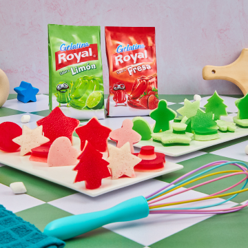 Gomitas Navideñas Royal. ¡Con 2 ingredientes!