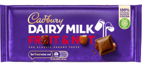 Cadbury dairy milk fruit and deals nut