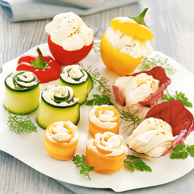 Légumes farcis à la crème