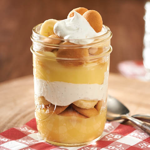 Banana Pudding-in-a-Jar for Two