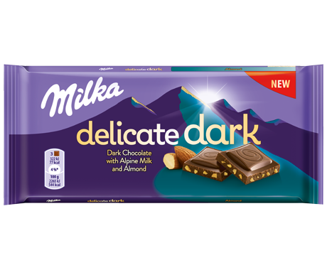 Milka Delicate Dark Almond 85 g