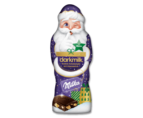 Milka Weihnachtsmann Dark Milk Nuss 100g