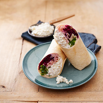 Red Cabbage Chicken Wrap