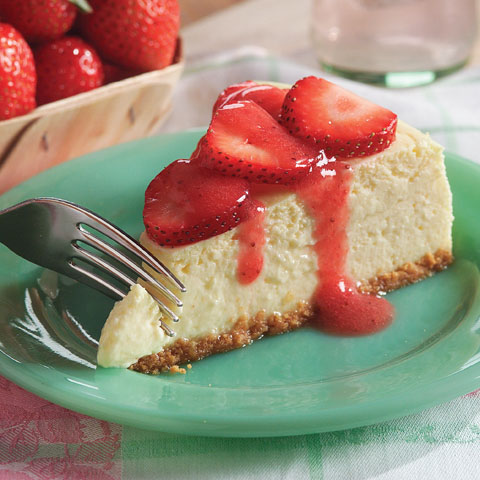 Creamy Strawberry Cheesecake