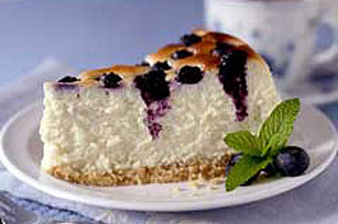 Blueberry Crown Cheesecake
