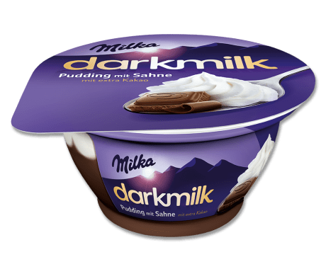 Milka Pudding mit Sahne Dark Milk 130g