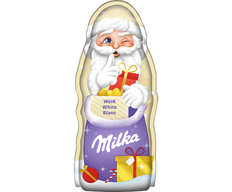 Milka Père Noel Chocolat Blanc 95g