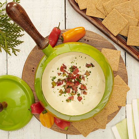 Holiday White Queso Dip