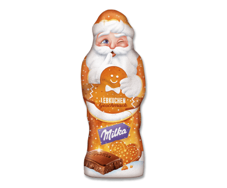 Milka Weihnachtsmann Lebkuchen Geschmack 100g