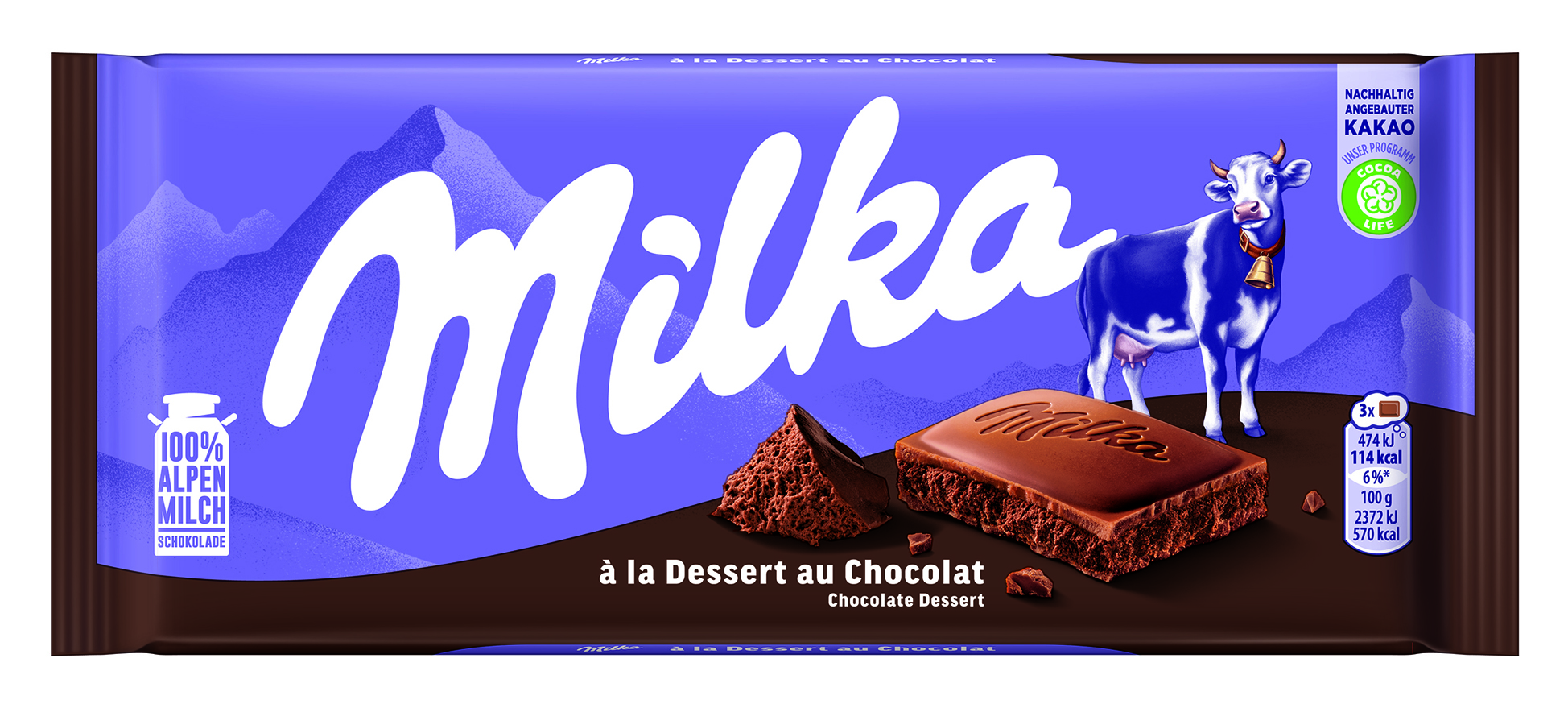 Milka Dessert au Chocolat 100g
