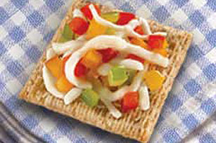 TRISCUIT® Tri-Color Pepper Cheese Melts