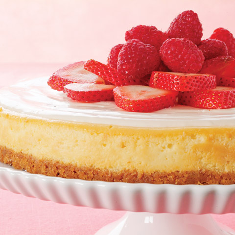 Blossoming Berry Cheesecake